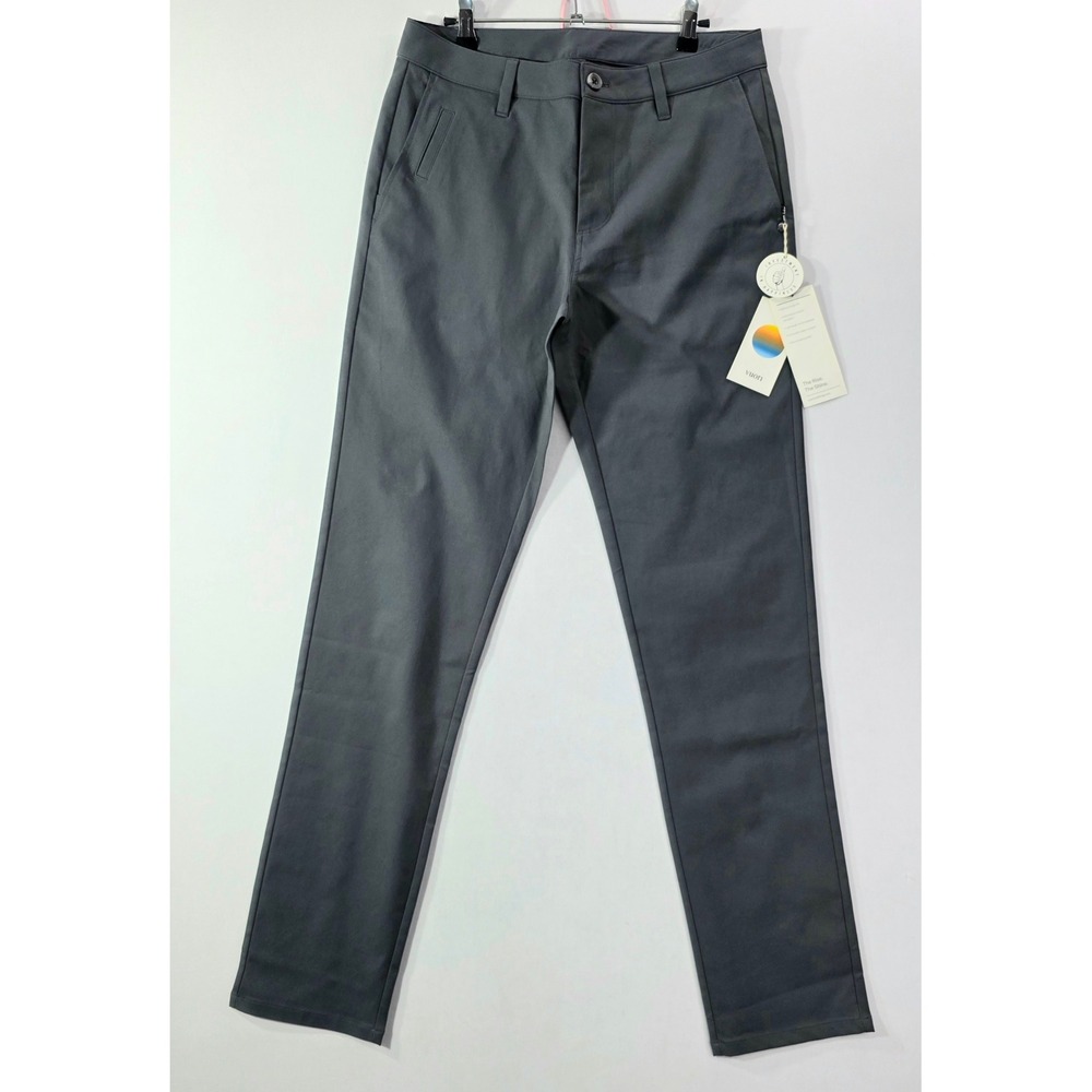 Vuori Cascade Tech Chino Mens 32x32 Tag 31 Charcoal Grey V427 Travel Pant NWT